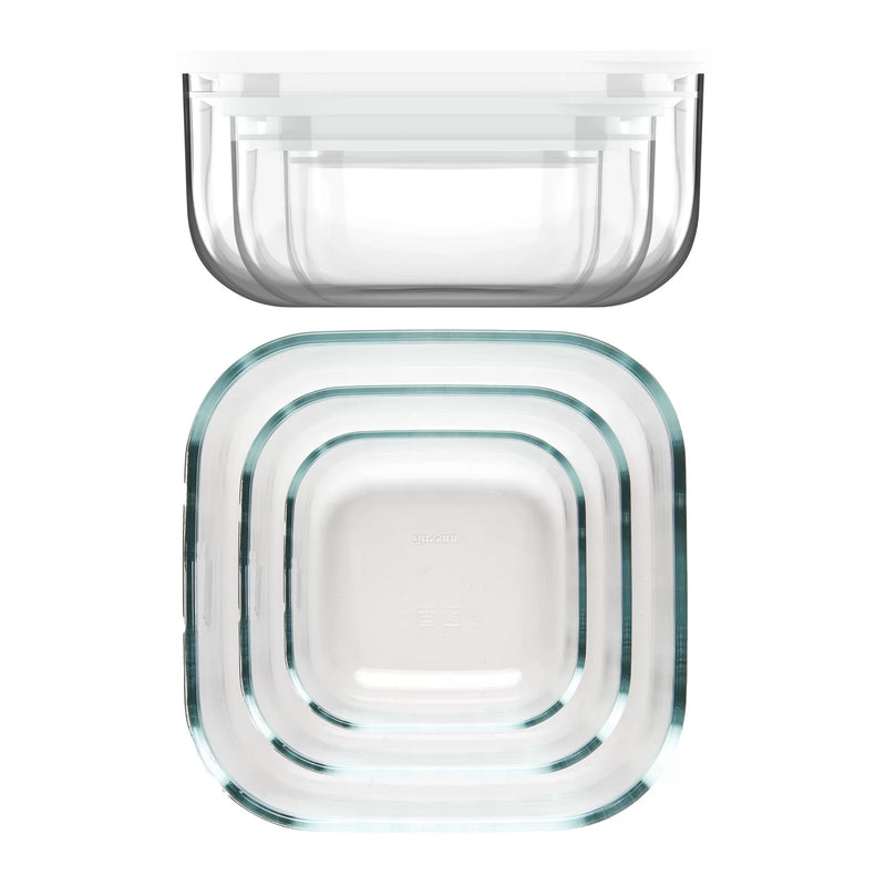 Guzzini Storage Socket Glass Container 3 Set