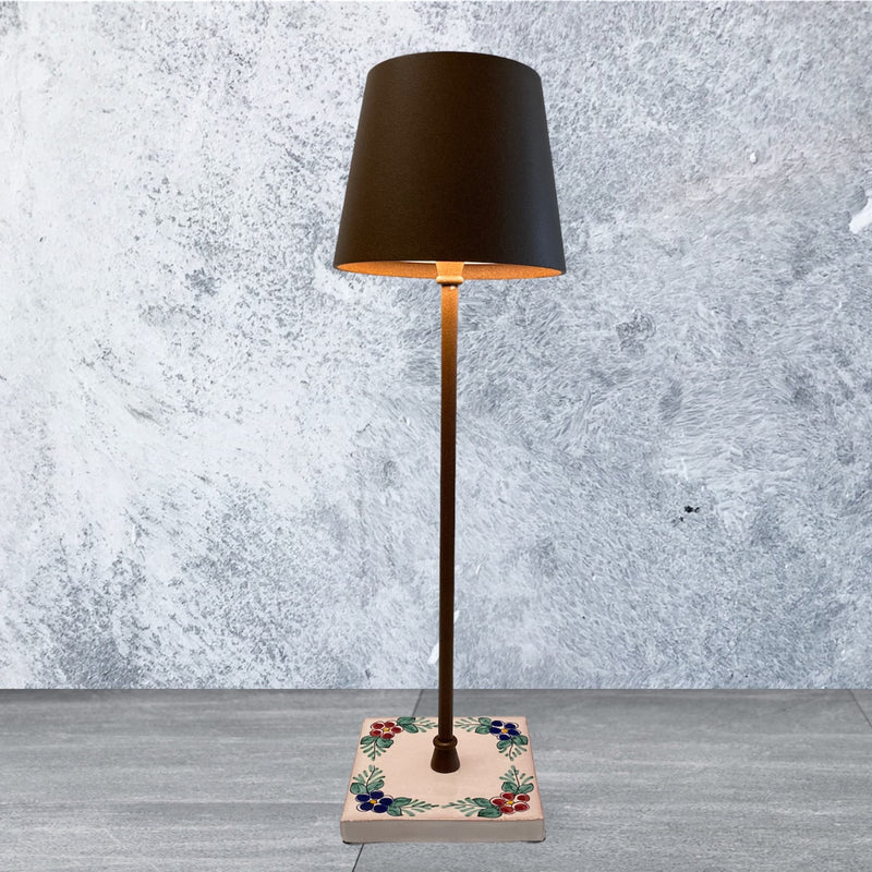 SPC Lampe de table capri bronze / blanc