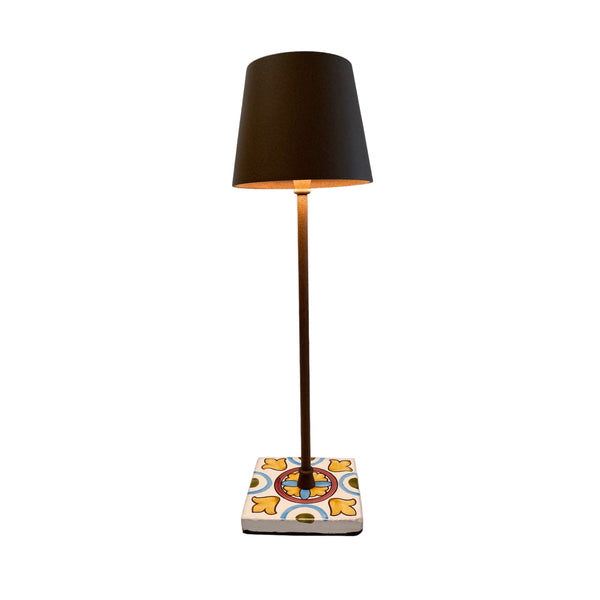 SPC Table lamp Capri bronze/yellow