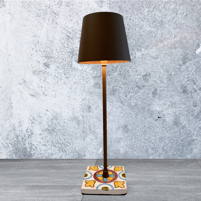 SPC Lampe de table Capri Bronze / Jaune