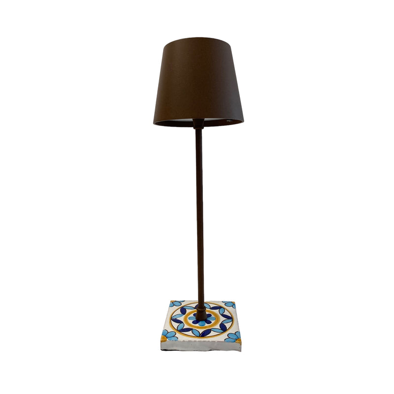 SPC Table lamp Capri bronze/blue