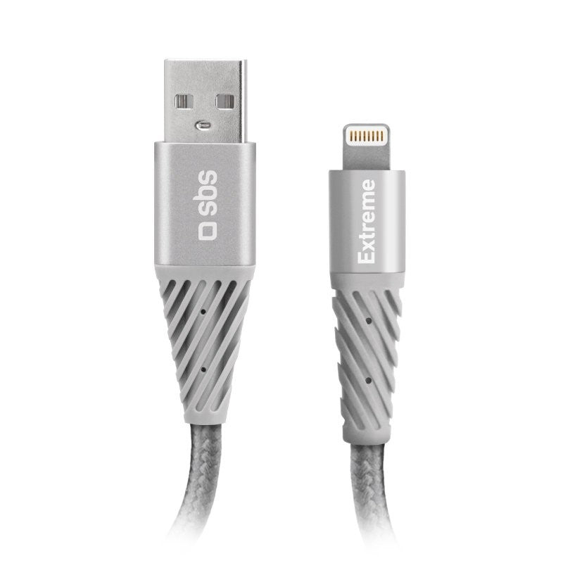 SBS Ladekabel USB-A-auf-Lightning-Kabel in Aramidfaser