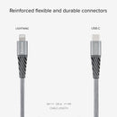 SBS Ladekabel USB-C-auf-Lightning-Kabel in Aramidfaser