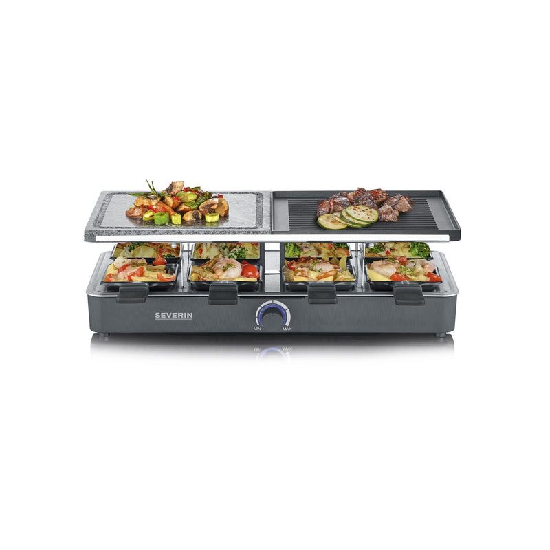 Severin raclette oven RG2376 with natural stone and grill plate