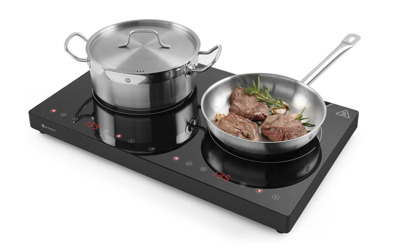 Hendi induction hob free -standing double kitchen line