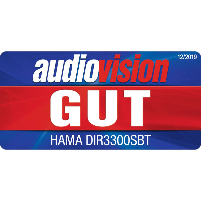 Hama Radio Dir3300SBT, FM, DAB +, App, Bluetooth