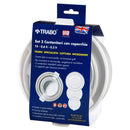 TRABO Schüssel 3er Set mit Deckel ECM46