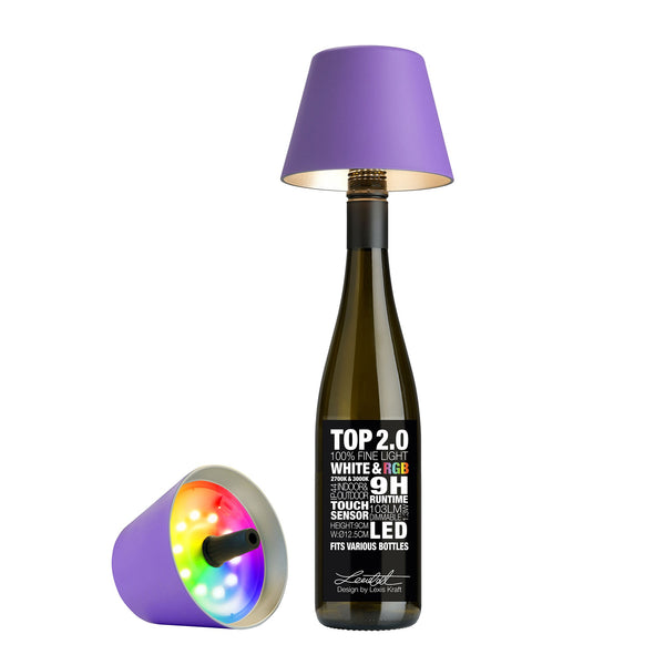 Sompex Tischlampe Top 2.0 violett