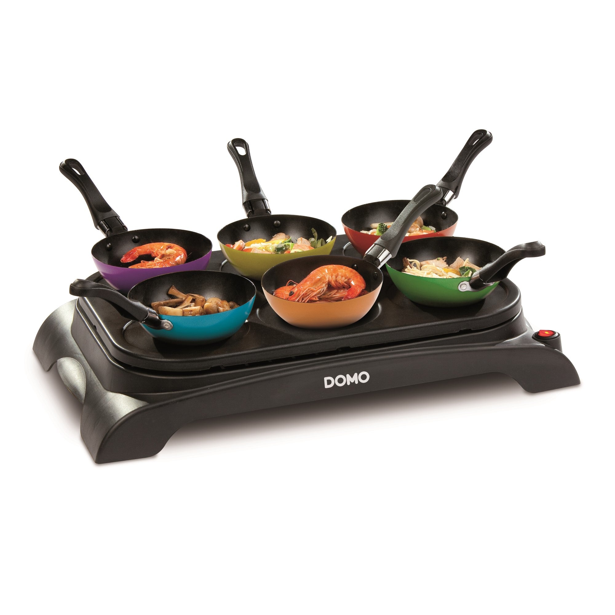 DOMO Do8709p Familie Crepêmaker Pannenkoekenmaker Zwart DOMO Do8709p Familie Crepêmaker Pannenkoekenmaker Zwart
