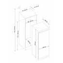 Sharp Installation refrigerator SJ-LD300E00X/CH standard, 178-niche, festival door