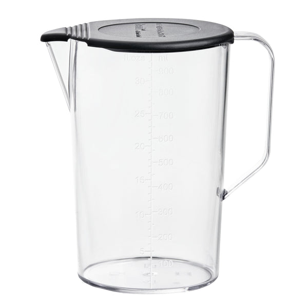 Bamix accessories jug 1000 ml with lid black