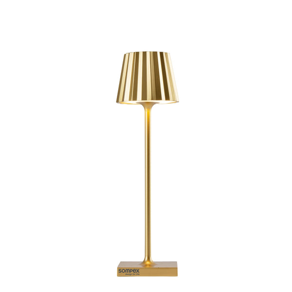 Lampada da tavolo Sompex Troll nano oro, 21 cm