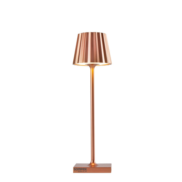 Lampe de table sompex nano cuivre, 21 cm