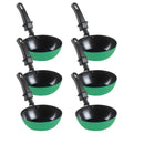 Domo wok pfännchen 6er set, vert