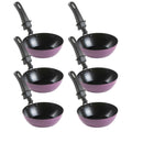 Domo Wok Pfänchen 6er Set, Lila