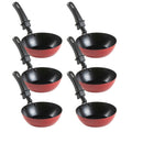 Domo wok pfänchen 6er set, rosso