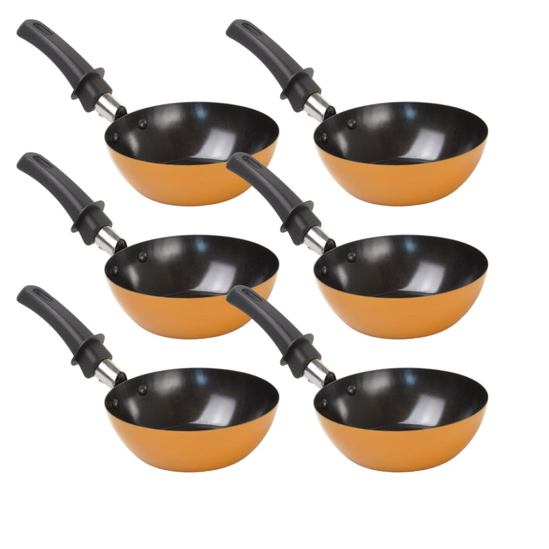 Domo wok pfänchen 6er set, orange