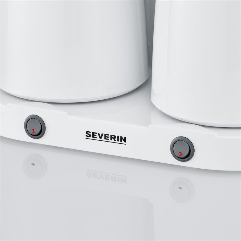 Duo di macchine da caffè a filtro Severin con 2 scatole termiche KA9314