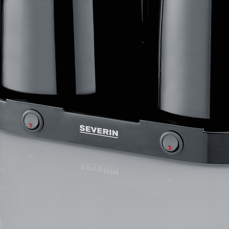 Duo di macchine da caffè a filtro Severin con 2 scatole termiche KA9315