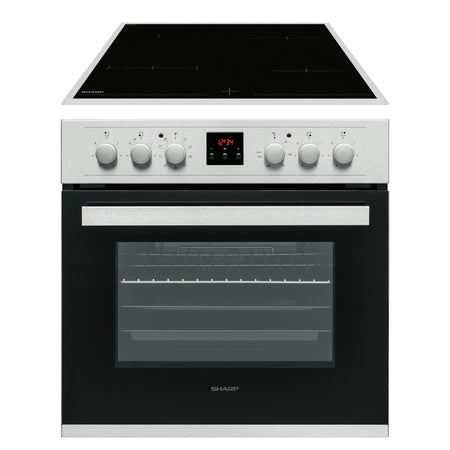 Sharp Kochherd Set Backofen und Cerankochfeld, Einbau, K-62D19IM0-EU