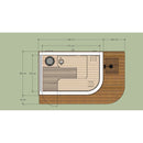 SPC Sauna alto 8 people