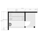 SPC Sauna Leo 6 people