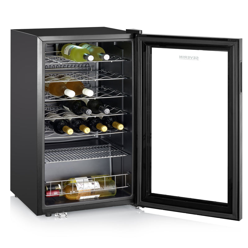 Severin wine refrigerator WKS8908, 33 bottles