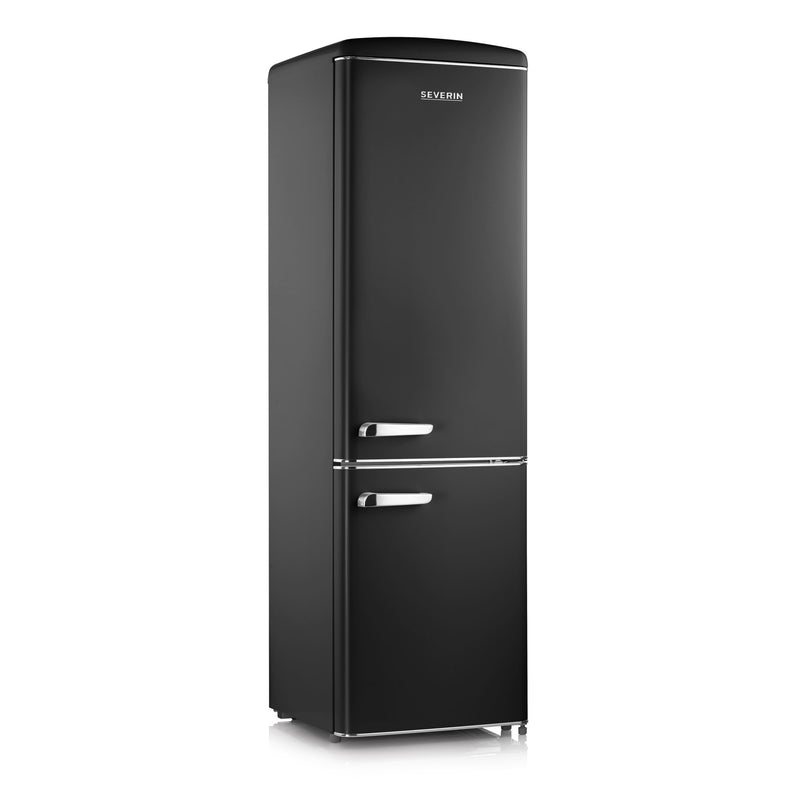 Severin cooling / freezer combination Retro RKG8918, black, 244 liters