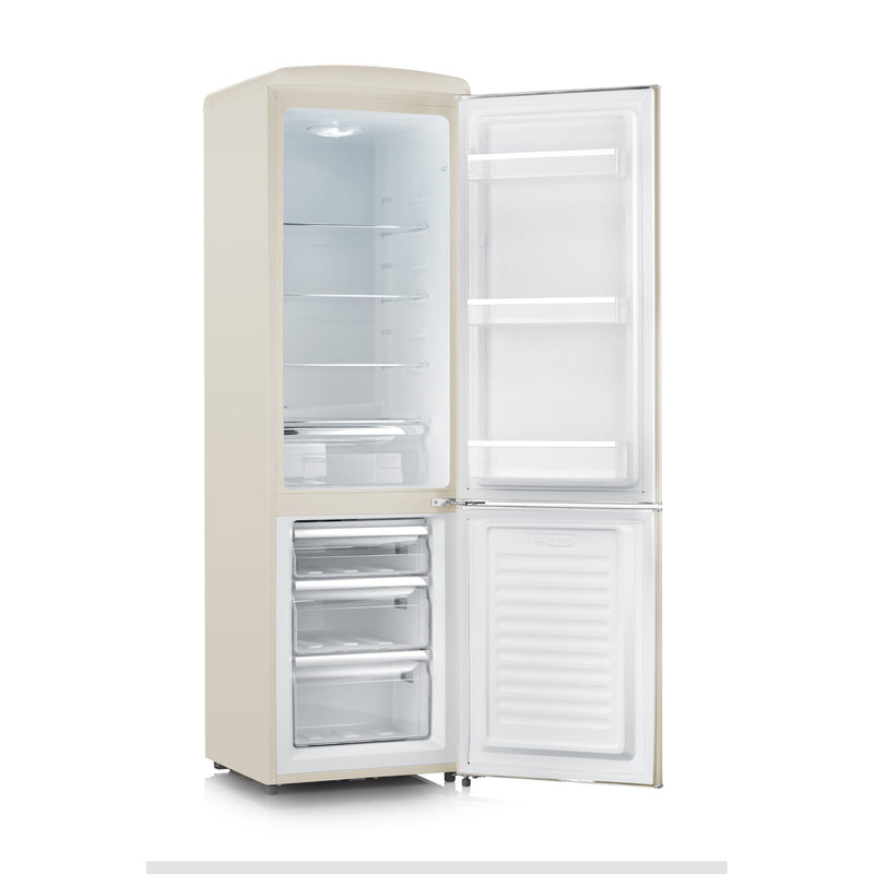 Severin cooling / freezer combination Retro RKG8919, cream, 244 liters