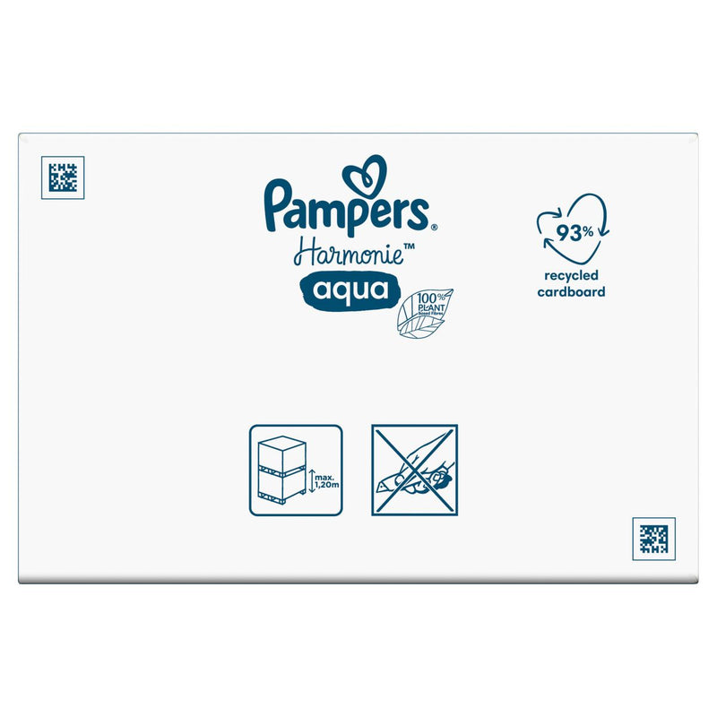 Pampers asciugamani per umidità per bambini Harmonie Aqua 15x