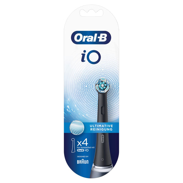 Oral-B Power Mundpflege Aufsteckbürsten iO Ultimative Reinigung BLACK 4er