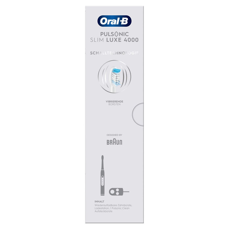 Oral-B Power Elektrische Zahnbürste Pulsonic Slim Luxe 4000 Platinum