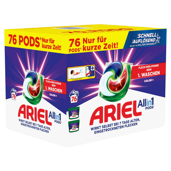 Ariel Waschmittel All-in-1 Pods Color 2x38 - 76WL