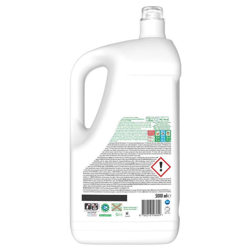 Ariel detergent liquid regular 5L - 100WL
