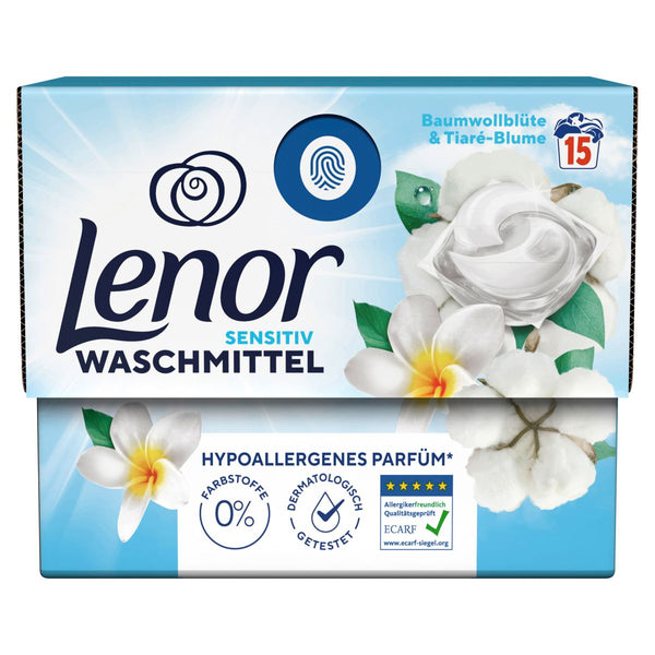 POD All-in-1 del detergente Lenor Sensibile 15WL