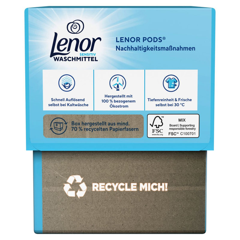 Lenor detergent all-in-1 pods sensitive 15WL
