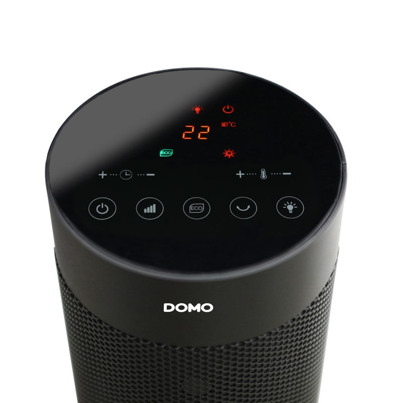 Domo heating fan with a fireplace effect DO7345H