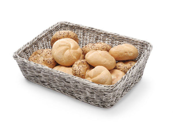 Hendi bread baskets rounded up black 400x300x120mm