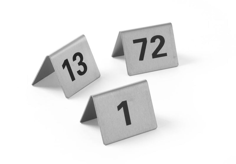 HENDI Tischschilder Tischnummern Nummer 1-12