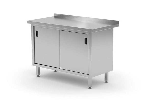 Hendi wall work table cabinets welding professional line, 1600x600x850mm