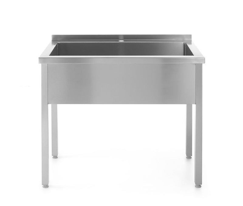 Hendi stainless steel furniture welded professional line, 1000x600x850mm