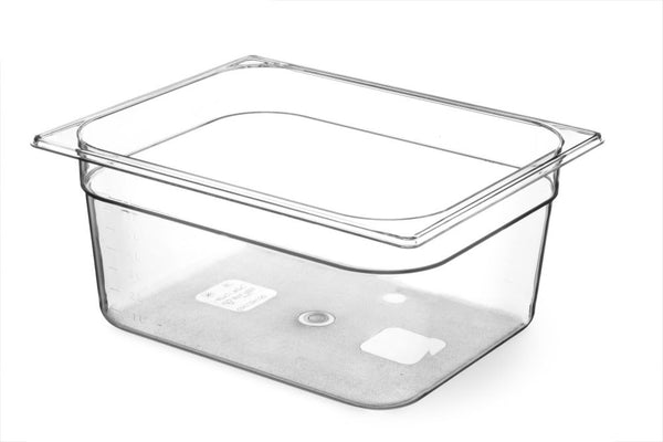 HENDI Gastronormbehälter 6.5L, Transparent, 325x265x(H)100mm