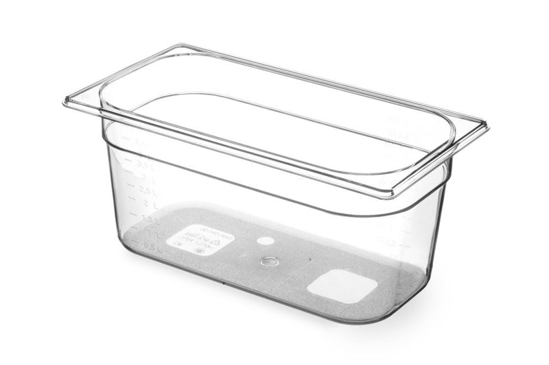HENDI Gastronormbehälter 5L Transparent 325x176x(H)65mm