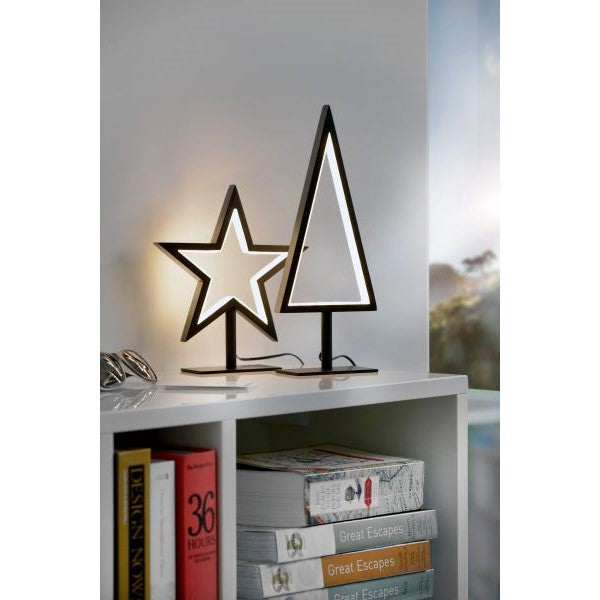 Sompex Weihnachtsbeleuchtung LED Tanne PINE-S schwarz 28cm