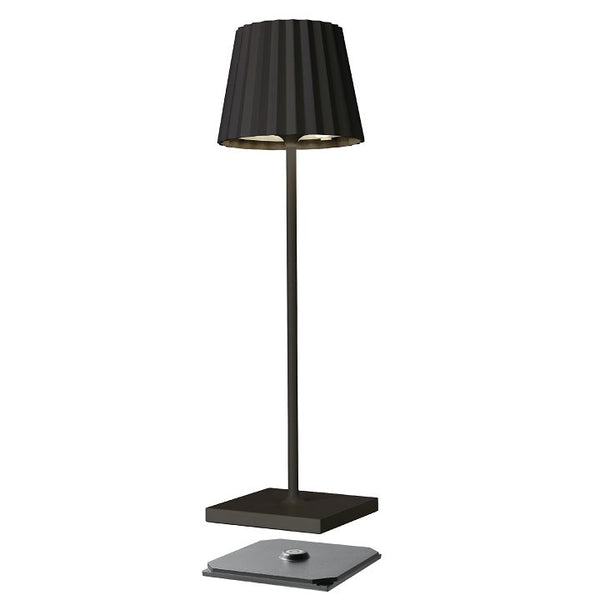 Lampe de table sompex troll 2.0, noir, 38 cm