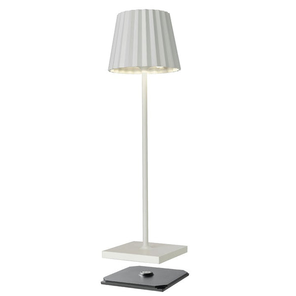 Lampe de table sompex troll 2.0 blanc, 38 cm