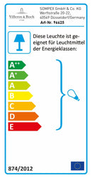 Lampe de table Villeroyboch Turin H51cm