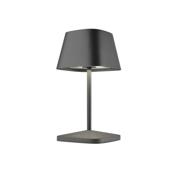 Villeroy boch table lamp with battery Naples 2.0 anthracite