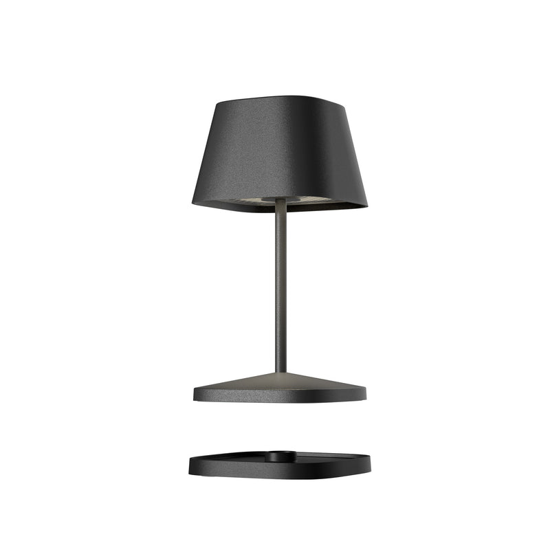 Villeroy boch table lamp with battery Naples 2.0 black