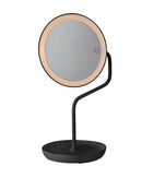 Lampada da tavolo Sompex Versailles con specchio, nero